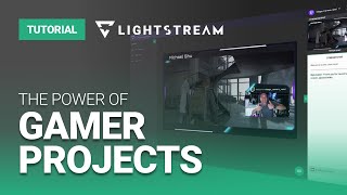 How to Start Streaming On Twitch with Gamer Projects in Lightstream Studio [upl. by Notloc]