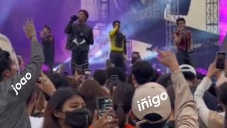 JOAO AT IÑIGO PASCUAL NAKIKANTA SA SB19 quotMAPAquot SA HITC MANILA 2022 [upl. by Asirret94]