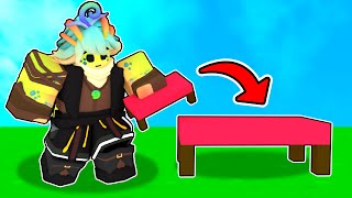 Disguising as BLOCKS with MILO KIT in Roblox Bedwars [upl. by Warde]