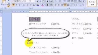 変更した書式をコピー  ワード2007Word2007動画解説 [upl. by Acireit]