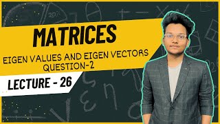 Eigen Values and Eigen Vectors Repeated Roots  Question2  Matrix [upl. by Nicolea]