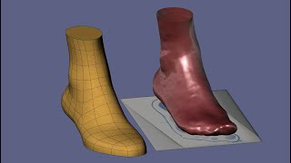 SubD modeling orthopaedic lasts in Rhinoceros WIP [upl. by Olinde]