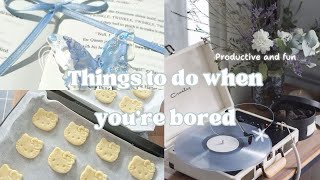 20 FUN THINGS TO DO WHEN YOU’RE BORED [upl. by Isla959]