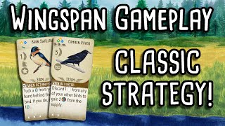 Wingspan Gameplay  Classic base board strategy [upl. by Anile]