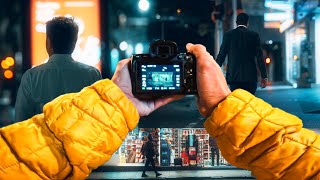 POV  You Need A Prime Lens For Night Photography  85mm f14 samyang [upl. by Adiahs318]