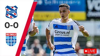 LIVE Eredivisie Heerenveen vs Zwolle Score [upl. by Naaitsirhc]