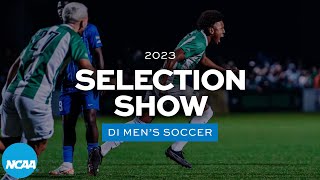 2023 NCAA DI mens soccer championship selection show [upl. by Otipaga]