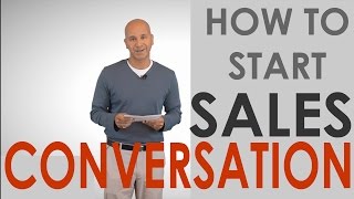 Starting a Sales Conversation amp CrossSelling [upl. by Kendal]