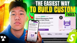 How to Build this Shopify Landing Page Replo Tutorial [upl. by Suryc158]