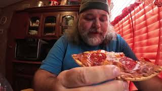 Jacks Original Thin Pepperoni pizza Day 11 Zigzag diet vlog [upl. by Maon67]