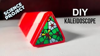 How to make Kaleidoscope  DIY Kaleidoscope  Science Project  School Project [upl. by Hermina]