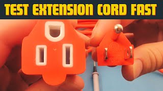 How To Test An Extension Cord With A Multimeter [upl. by Enerol]