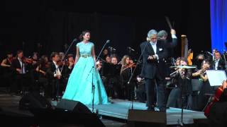 Placido Domingo Aida Garifullina  Tutte Le Feste Al Tempio  Rigoletto amp Gilda duet GVerdi [upl. by Natalia]