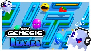 PacMan’s Park Remake  PacMania Sega Genesis Remix [upl. by Zelda]