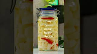 Pickled Daikon Radish  Easy and Quck Pickles Recipe  How to Make Pickled Daikon Radishes shorts [upl. by Aloel]