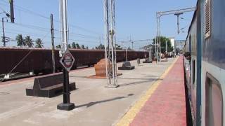 17643 Circar Express departing from Samalkot Junction Andhra Pradesh [upl. by Ednyl952]