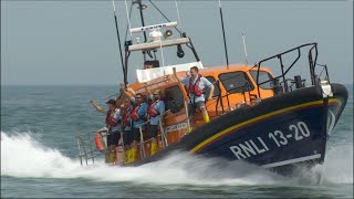 RNLI Selsey Lifeboat Launch [upl. by Fenton311]