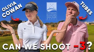 Epic Hilarious Scramble With Tour Pro Olivia Cowan 🏌️‍♂️🏌🏼‍♀️😂 Arabian Ranches Golf Club [upl. by Nicholl]