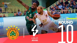 Panathinaikos rouuts ASVEL at home  Round 10 Highlights  Turkish Airlines EuroLeague [upl. by Eniamrahc780]