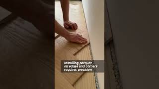 parquet installation techniques shorts [upl. by Fina]