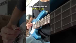 StingRay Full Scale vs Short Scale SterlingByMusicMan [upl. by Wally938]