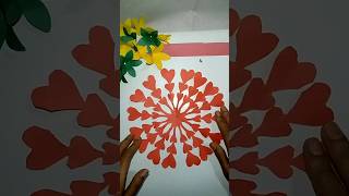 Paper cutting design diy paperflowerwallhangingcraftideas papercraft diy artandcraft craft [upl. by Skurnik693]