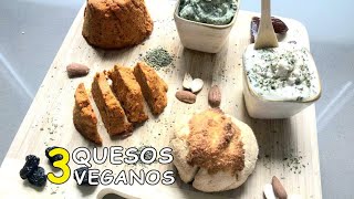 3 QUESOS VEGANOS FÁCILES Y BARATOS [upl. by Proctor]