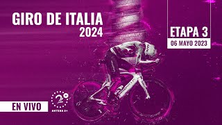 EN VIVO  GIRO DE ITALIA 2024 ETAPA 3 [upl. by Asereht]