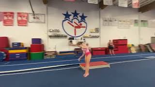 Delaney Reeves 2024 Front double twist punch front [upl. by Adnamma351]