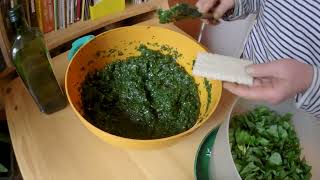 Recette du pesto à lail des ours vegan les ingrédients pour réussir votre pesto très facilement [upl. by Kralc]