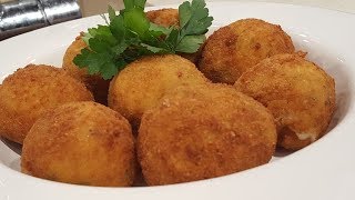 Croquetas de jamón queso y verdeo [upl. by Alamac977]