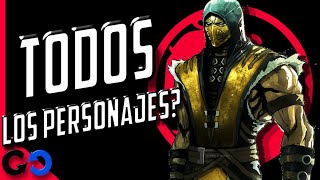 Conoces TODO sobre TODOS los personajes de Mortal Kombat  CADA Personaje que ha existido [upl. by Thompson]