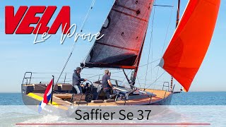 Prova barca a vela Saffier Se 37 del cantiere Saffier [upl. by Ojimmas]