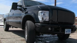 Run what you Brung  1 How fast is a modified Ford F250 Diesel from 060 MPH [upl. by Boser]