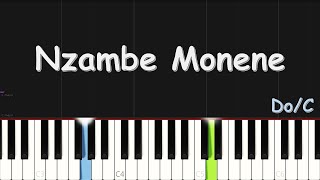 Dena Mwana  Nzambe Monene  EASY PIANO TUTORIAL BY Extreme Midi [upl. by Lamont]