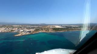 Landing in Palma de Mallorca LEPA 4K [upl. by Admama493]