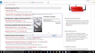 Watchguard firmware upgrade  update [upl. by Topping756]