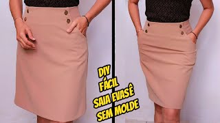 SAIA EVASÊ FÁCIL SEM MOLDE DIY Luciete Vasconcelos [upl. by Teyugn664]