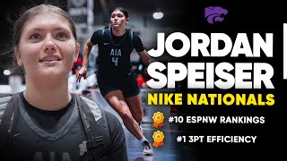 Top 10 ESPN Ranked Jordan Speisers Unmatched 3Point Domination at Nike Nationals [upl. by Euqirrne]