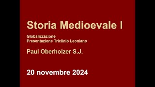 2024 XI 20 globalizzazione soltanto I lezione Triclinio parte [upl. by Nicolai]