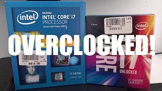 i7 6800K Vs i7 5820K Vs i7 6700K OVERCLOCKED TO 44GHz BENCHMARK PART 2 [upl. by Adnirod]