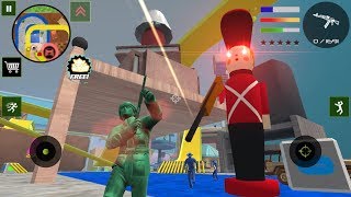 Army Toys Town  Naxeex  Angry Tin Soldier  Android Gameplay HD [upl. by Sorazal193]