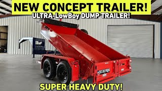 EXCLUSIVE CONCEPT 12Ton LowBoy DUMP TRAILER from Texas Pride Trailers [upl. by Orecul701]