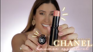 CHANEL FALL 2020 ROSÉE BAUME ESSENTIEL Review Swatches Comparisons to CHARLOTTE TILBURY Pillow Talk [upl. by Athena742]