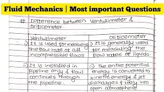 Venturimeter VS Orificemeter  Different between Venturimeter and Orificemeter [upl. by Eugnimod222]