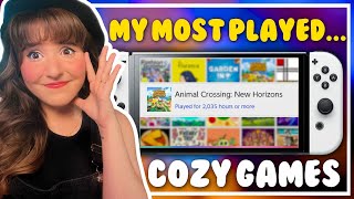 My TOP 10 MOST Played Cozy Games🌱  Nintendo Switch  PC [upl. by Yasnyl883]