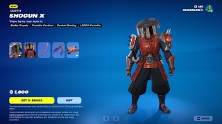 New Shogun X Skin and DC Skins coming back  Fortnite Itemshop 3rd December 2024 itemshoprightnow [upl. by Bang]