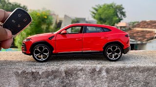 Unboxing of 125 Scale Model Lamborghini Urus Replica Miniature Model  Red  Adult Hobbies  DIY [upl. by Cheney]