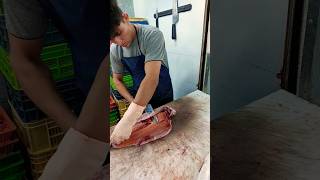 Filleting pink meat trout butterfly fishcutting [upl. by Gorga]