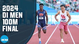 Mens 100m final  2024 NCAA outdoor track and field championships [upl. by Faustina741]